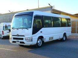 
										TOYOTA COASTER PETROL 2.7 MT – AUTO DOOR – 23 SEATER – 2 POINT BELT – 2025 MODEL – WHITE  full									
