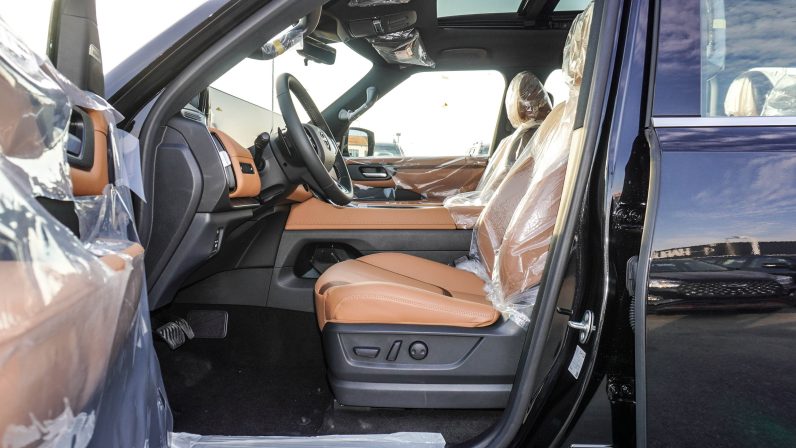 NISSAN PATROL LE TITANIUM 3.5 – 2025 MODEL – BLACK INSIDE TAN