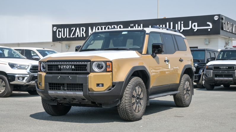 TOYOTA PRADO PETROL 2.8T FIRST EDITION – SUNROOF – SAND INSIDE BLACK