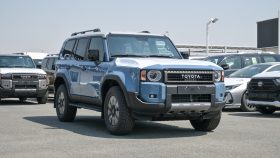 TOYOTA PRADO PETROL 2.4T FIRST EDITION – NO SUNROOF – SMOKE BLUE INSIDE BLACK