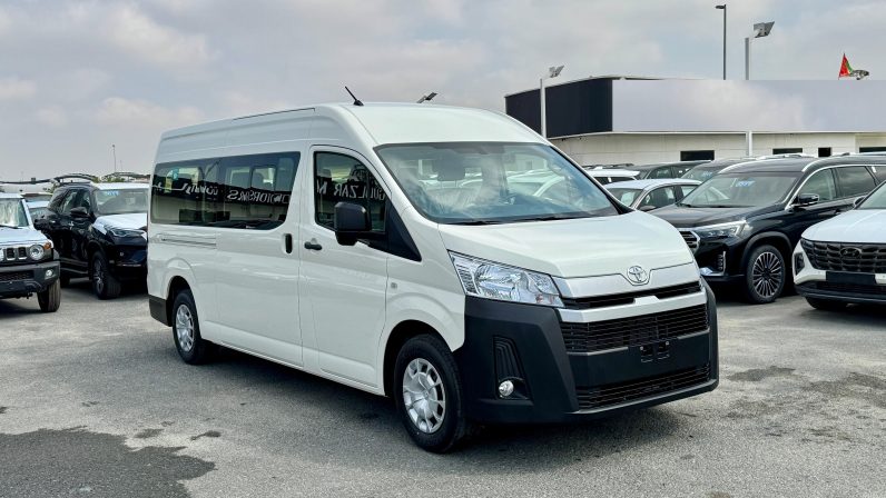 TOYOTA HIACE HIGHROOF PETROL AUTO 3.5 – AL FUTAIM – 2025 MODEL -WHITE