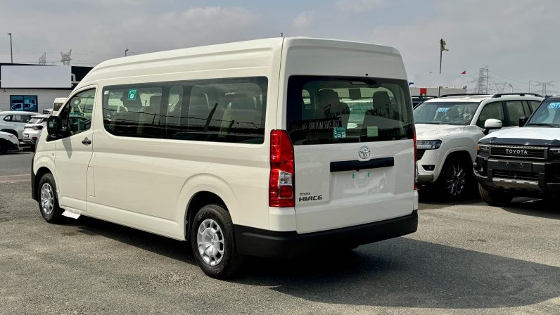 TOYOTA HIACE HIGHROOF PETROL AUTO 3.5 – AL FUTAIM – 2025 MODEL -WHITE