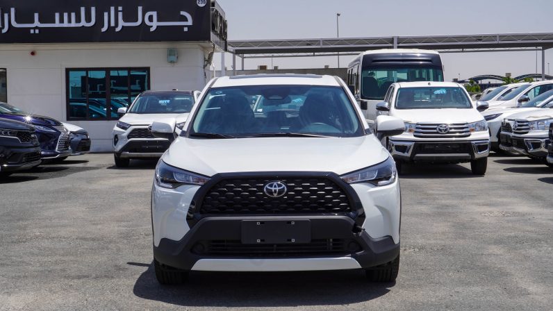 TOYOTA COROLLA CROSS HYBRID ELITE – 2.0 – 2025 MODEL – WHITE INSIDE BLACK