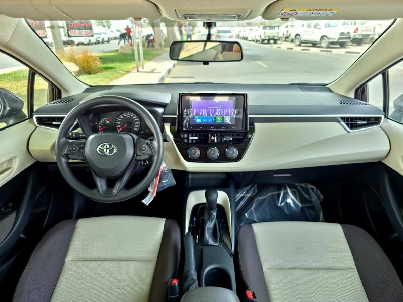 TOYOTA COROLLA 1.6L XLI – BASIC – 2025 MODEL – BLACK INSIDE BEIGE – OMANI
