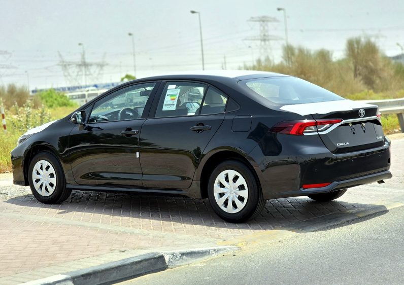 TOYOTA COROLLA 1.6L XLI – BASIC – 2025 MODEL – BLACK INSIDE BEIGE – OMANI