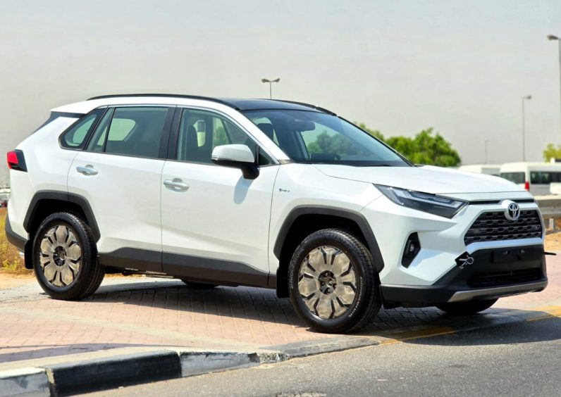 TOYOTA RAV4 2.5 HEV – LIMITED OPTION – WITHOUT RADAR – 2025 MODEL – WHITE INSIDE BLACK – YEMEN SPECS