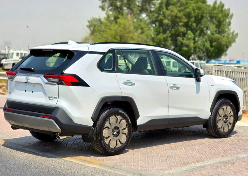 TOYOTA RAV4 2.5 HEV – LIMITED OPTION – WITHOUT RADAR – 2025 MODEL – WHITE INSIDE BLACK – YEMEN SPECS