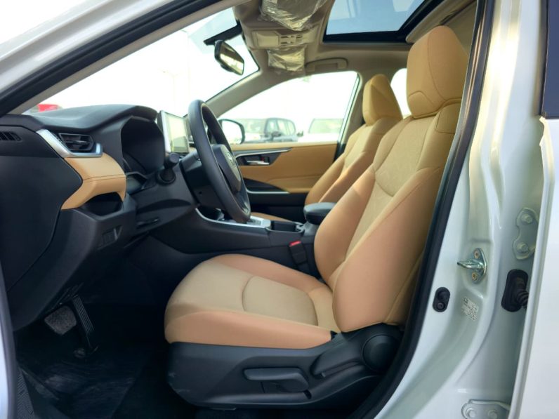 TOYOTA RAV4 2.5 HYBRID – XLE – G – MID OPTIONS – 2025 MODEL – WHITE INSIDE BEIGE – GCC SPECS