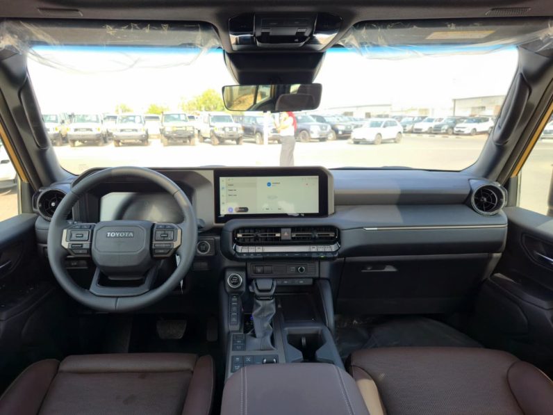 TOYOTA PRADO 2.4T PETROL – ADVENTURE HIGH PACKAGE – MEMORY SEATS – RADAR – HUD – 2025 MODEL – SAND INSIDE BROWN