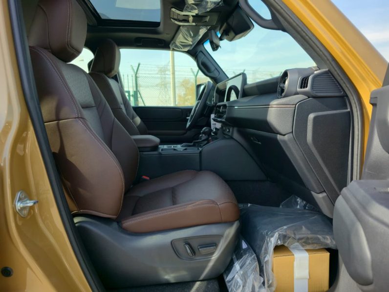 TOYOTA PRADO 2.4T PETROL – ADVENTURE HIGH PACKAGE – MEMORY SEATS – RADAR – HUD – 2025 MODEL – SAND INSIDE BROWN