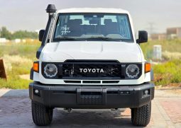 
										TOYOTA LC76 2.8T – Z A/T – FULL OPTIONS – 2025 MODEL – WHITE INSIDE TAN – GCC SPECS full									