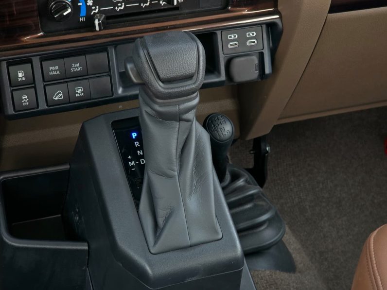 TOYOTA LC76 2.8T – Z A/T – FULL OPTIONS – 2025 MODEL – WHITE INSIDE TAN – GCC SPECS