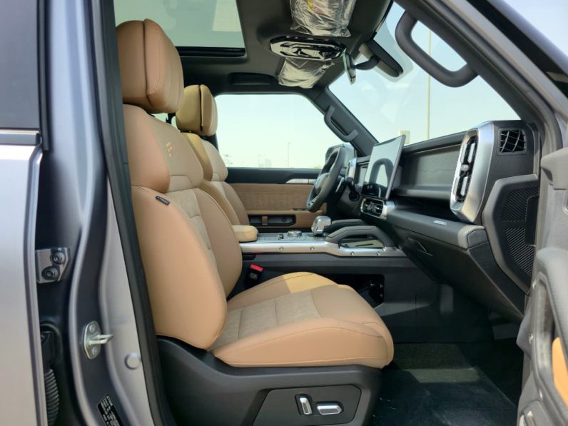 JETOUR T2 PETROL – 2.0L TURBO – 7 GEARS – TRAVEL+  2025 – SILVER INSIDE BEIGE – CHINA