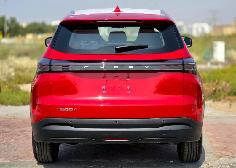 TIGGO 4 PRO – 1.5L – LUXURY SPECS – GCC – 2026 MODEL – RED INSIDE BLACK/RED – GCC SPECS