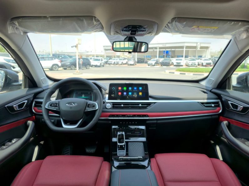 TIGGO 7 CHAMPION – 1.5T – PENORAMA – 360 CAMERA – LEATHER – DRIVER POWER SEAT – ALLOY WHEEL – GCC – 2026 MODEL – BLACK INSIDE RED – GCC SPECS