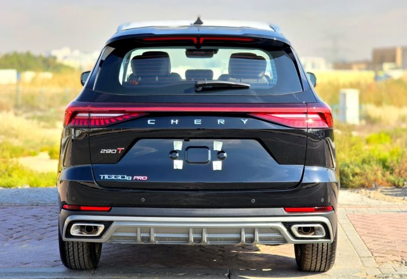 CHERY TIGGO 8 PRO MAX – 1.6L – LUXURY – MEMORY SEAT – PANORAMA – FULLY LOADED – 2025 MODEL – BLACK INSIDE DARK BROWN – GCC SPES