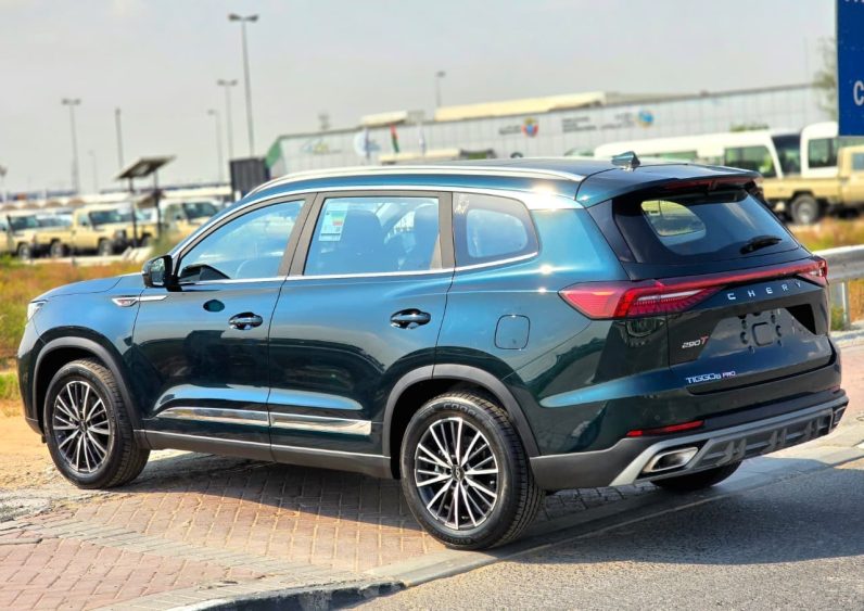 CHERY TIGGO 8 PRO MAX – 1.6L – LUXURY – MEMORY SEAT – PANORAMA – FULLY LOADED – 2025 MODEL – GREEN INSIDE DARK BROWN – GCC SPECS