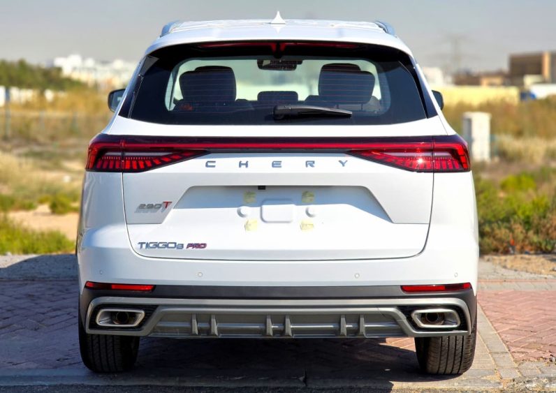 CHERY TIGGO 8 PRO MAX – 1.6L – LUXURY – MEMORY SEAT – PANORAMA – FULLY LOADED – 2025 MODEL – WHITE INSIDE DARK BROWN – GCC SPECS